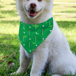 Golf Course Pattern Print Over The Collar Dog Bandana