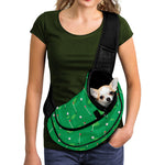 Golf Course Pattern Print Pet Sling Carrier