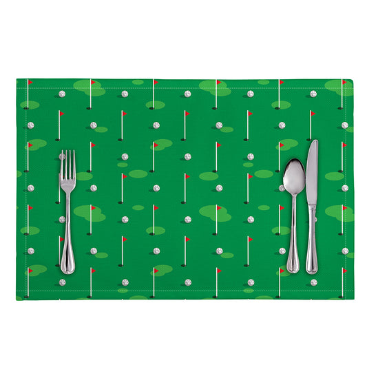 Golf Course Pattern Print Placemat