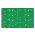 Golf Course Pattern Print Polyester Doormat