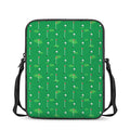 Golf Course Pattern Print Rectangular Crossbody Bag