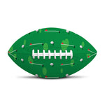 Golf Course Pattern Print Rugby Ball