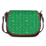 Golf Course Pattern Print Saddle Bag