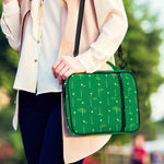 Golf Course Pattern Print Shoulder Strap Bible Bag