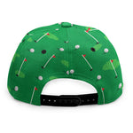 Golf Course Pattern Print Snapback Cap