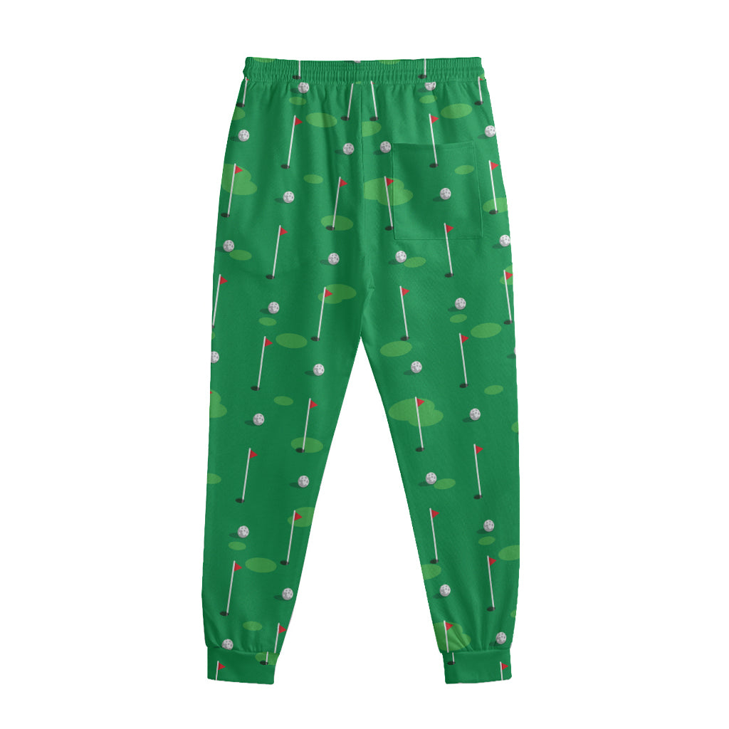 Golf Course Pattern Print Sweatpants