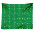 Golf Course Pattern Print Tapestry