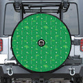 Golf Course Pattern Print Tire Cover With Camera Hole