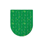 Golf Course Pattern Print Toilet Lid Cover