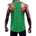 Golf Course Pattern Print Training Tank Top