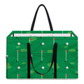 Golf Course Pattern Print Utility Tote Bag