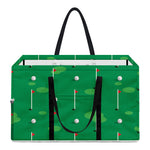 Golf Course Pattern Print Utility Tote Bag