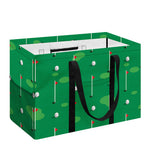 Golf Course Pattern Print Utility Tote Bag