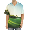 Golf Course Print Aloha Shirt