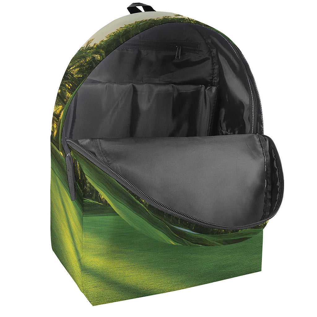 Golf Course Print Backpack