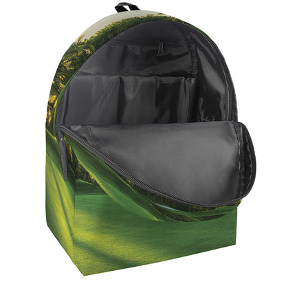 Golf Course Print Backpack