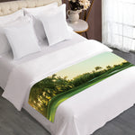 Golf Course Print Bed Runner