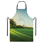 Golf Course Print Bib Apron With Pocket