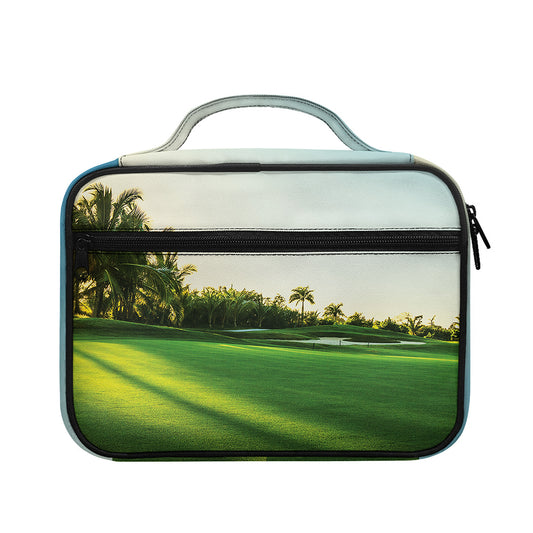 Golf Course Print Briefcase Bible Bag