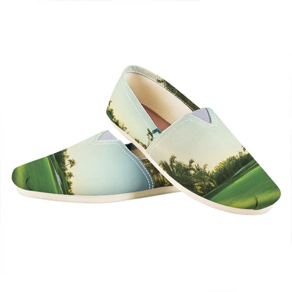 Golf Course Print Casual Shoes