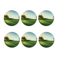Golf Course Print Coaster Set