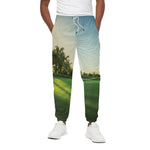 Golf Course Print Cotton Pants