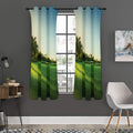 Golf Course Print Grommet Curtain Panels