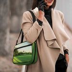 Golf Course Print Double Strap Bible Bag