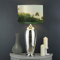 Golf Course Print Drum Lamp Shade