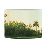Golf Course Print Drum Lamp Shade