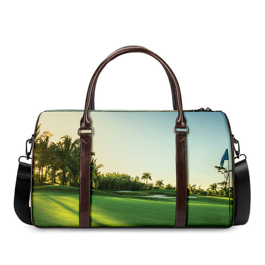 Golf Course Print Duffle Bag