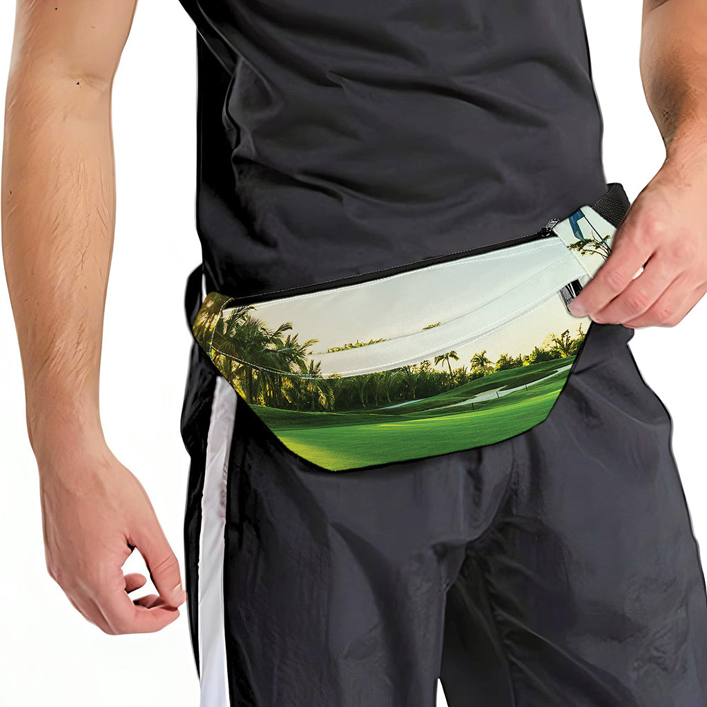 Golf Course Print Fanny Pack