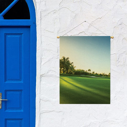 Golf Course Print Garden Flag