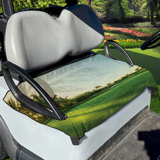 Golf Course Print Golf Cart Seat Cover