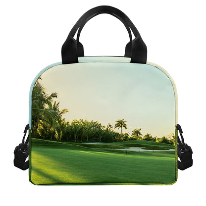 Golf Course Print Insulated Lunch Bag