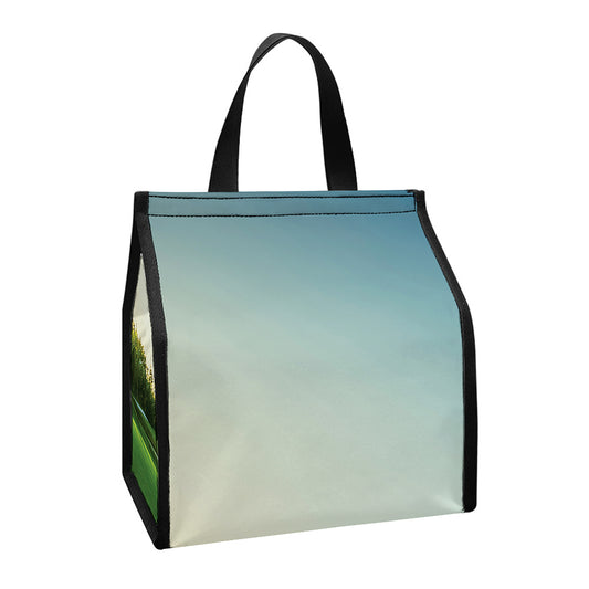 Golf Course Print Insulated Lunch Tote