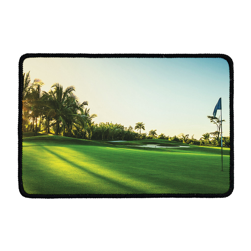 Golf Course Print Kitchen Mat