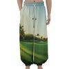 Golf Course Print Lantern Pants