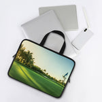 Golf Course Print Laptop Sleeve With Handle