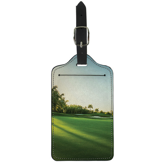 Golf Course Print Luggage Tag