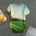 Golf Course Print Men's Bodysuit