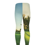 Golf Course Print Men's leggings