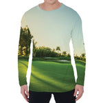 Golf Course Print Men's Long Sleeve T-Shirt