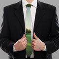 Golf Course Print Necktie