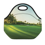Golf Course Print Neoprene Lunch Bag