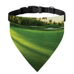 Golf Course Print Over The Collar Dog Bandana