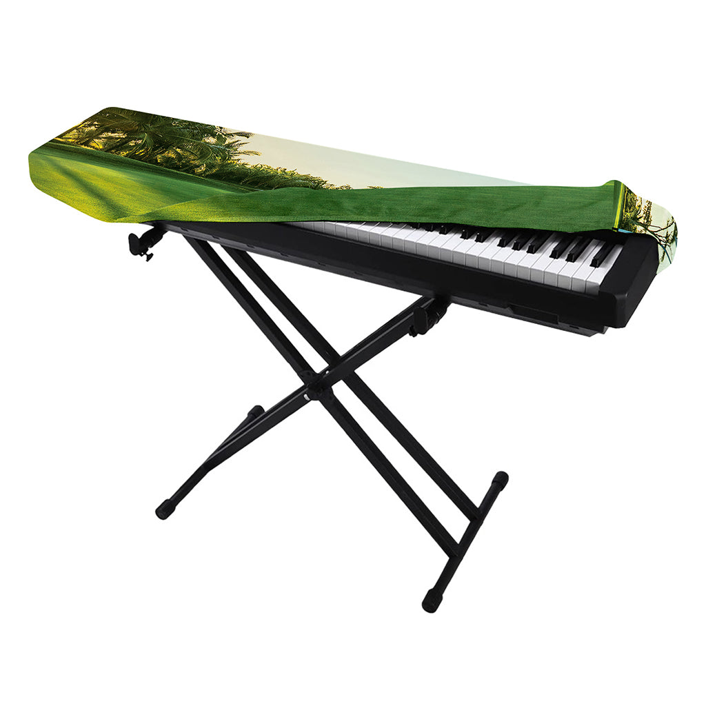 Golf Course Print Piano Keyboard Cover