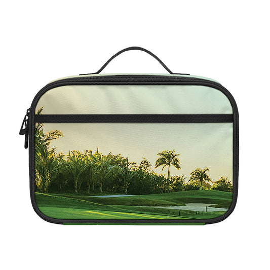 Golf Course Print Portable Lunch Bag