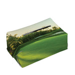Golf Course Print Rectangle Tissue Box Cover