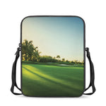 Golf Course Print Rectangular Crossbody Bag